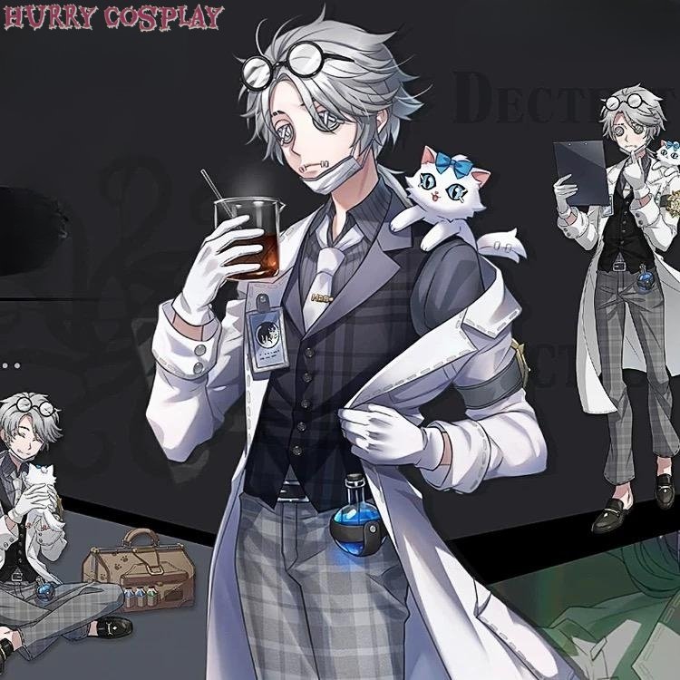 Game Cosplay,Identity V,Identity V Embalmer Gat Cosplay Costume